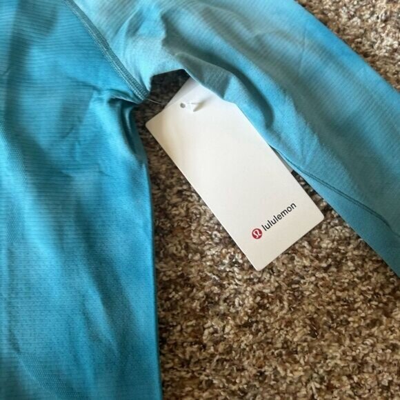 NWT Swiftly Tech Long-Sleeve Shirt 2.0 *Race Length Marble Dye/Marlin Sz 6 - Picture 4 of 5